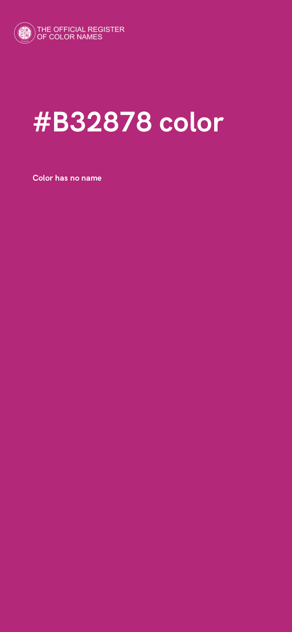 #B32878 color image