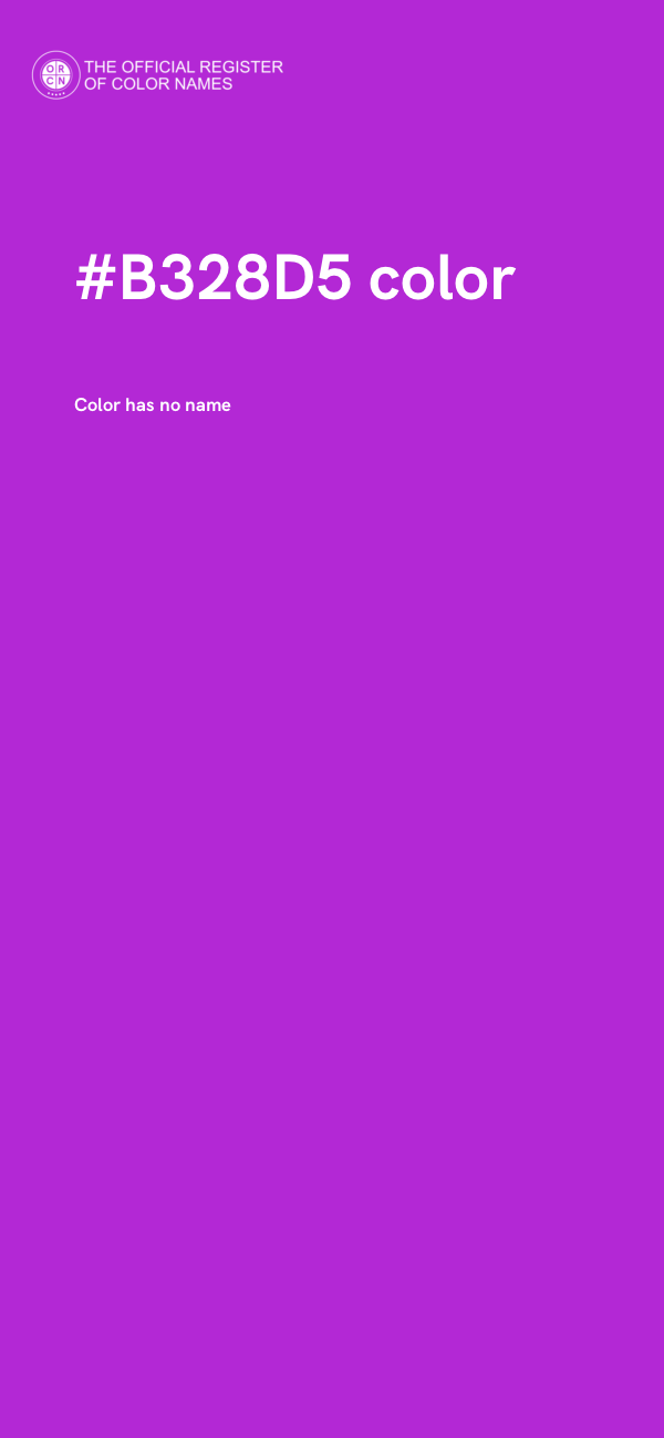 #B328D5 color image