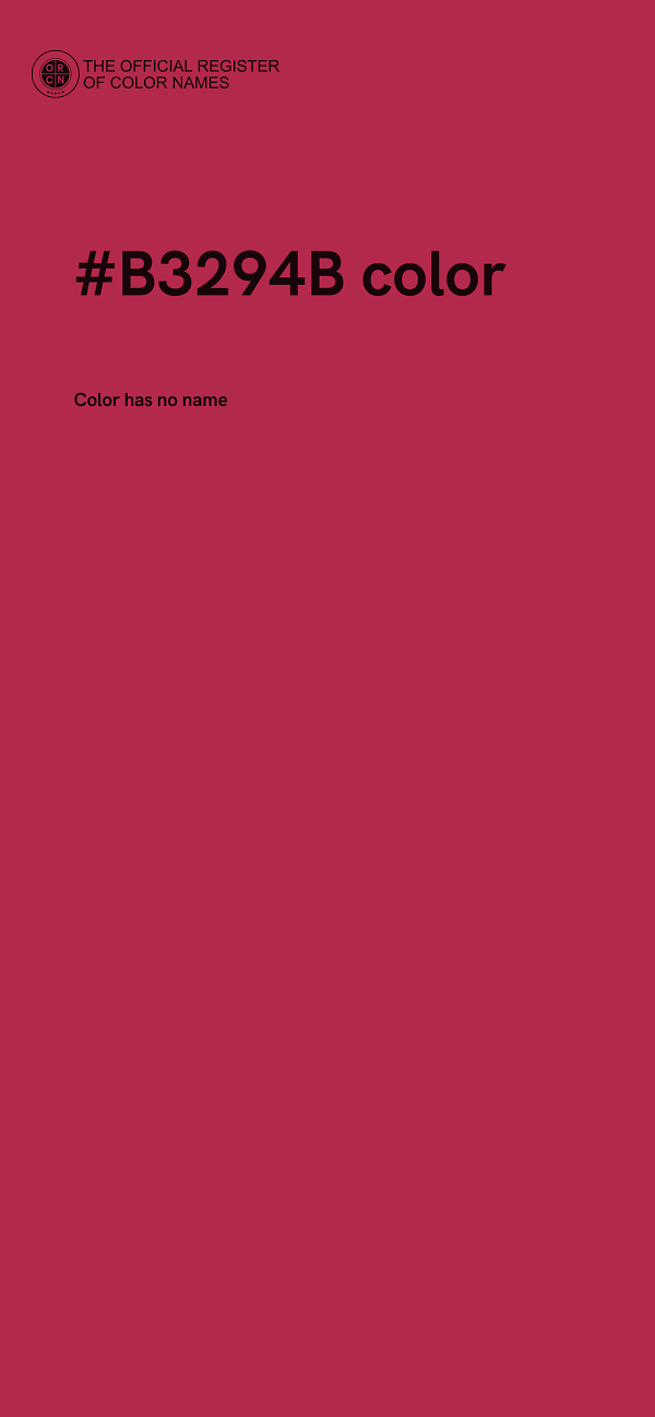 #B3294B color image