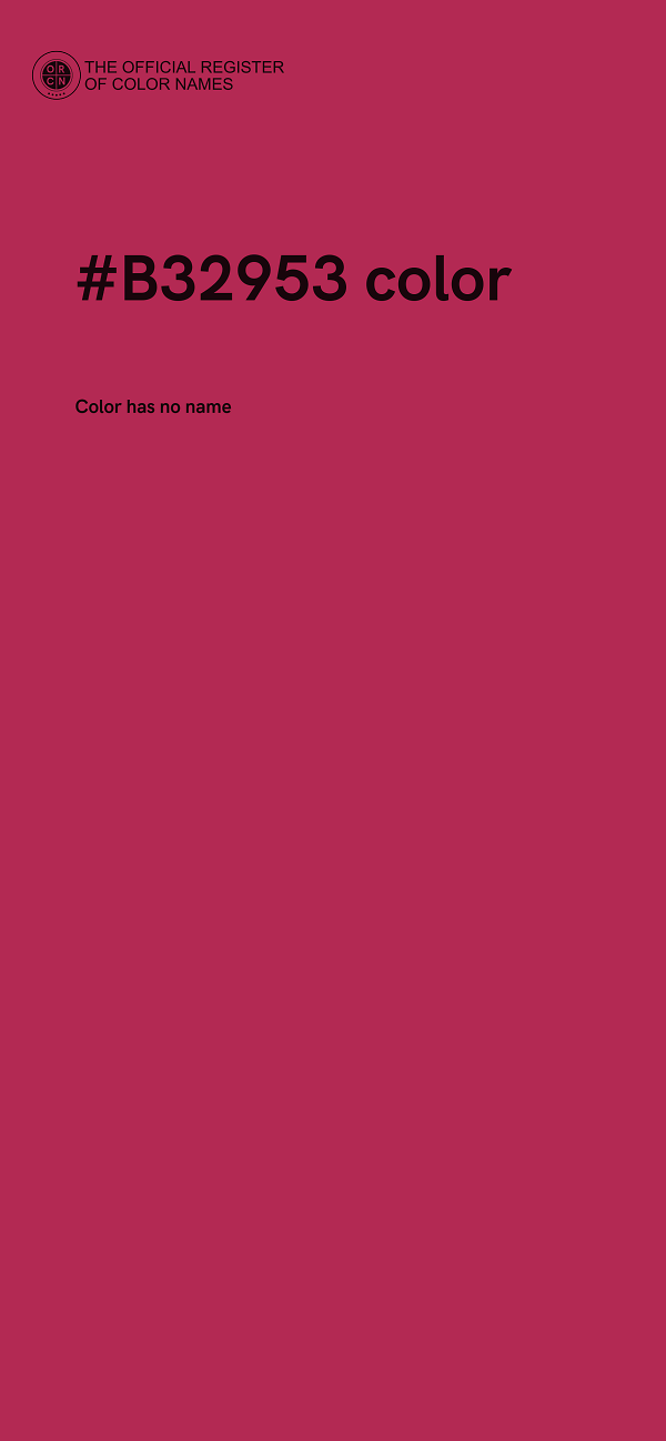 #B32953 color image