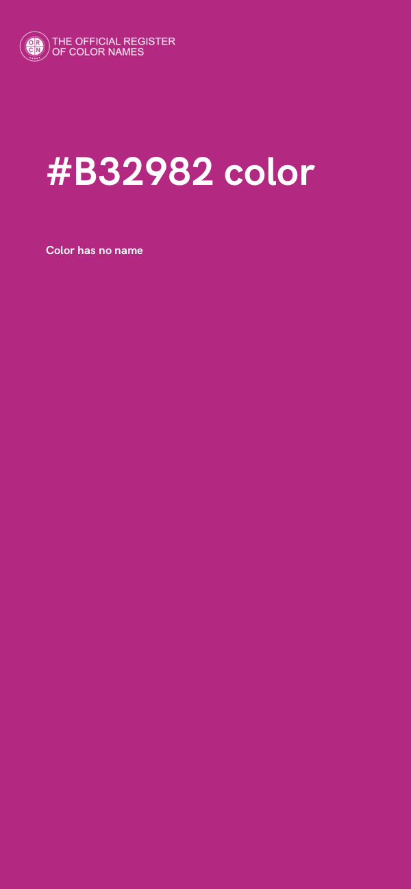 #B32982 color image