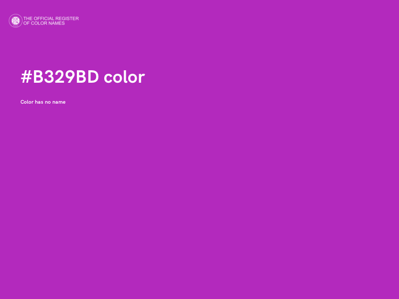 #B329BD color image