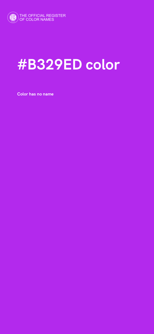 #B329ED color image