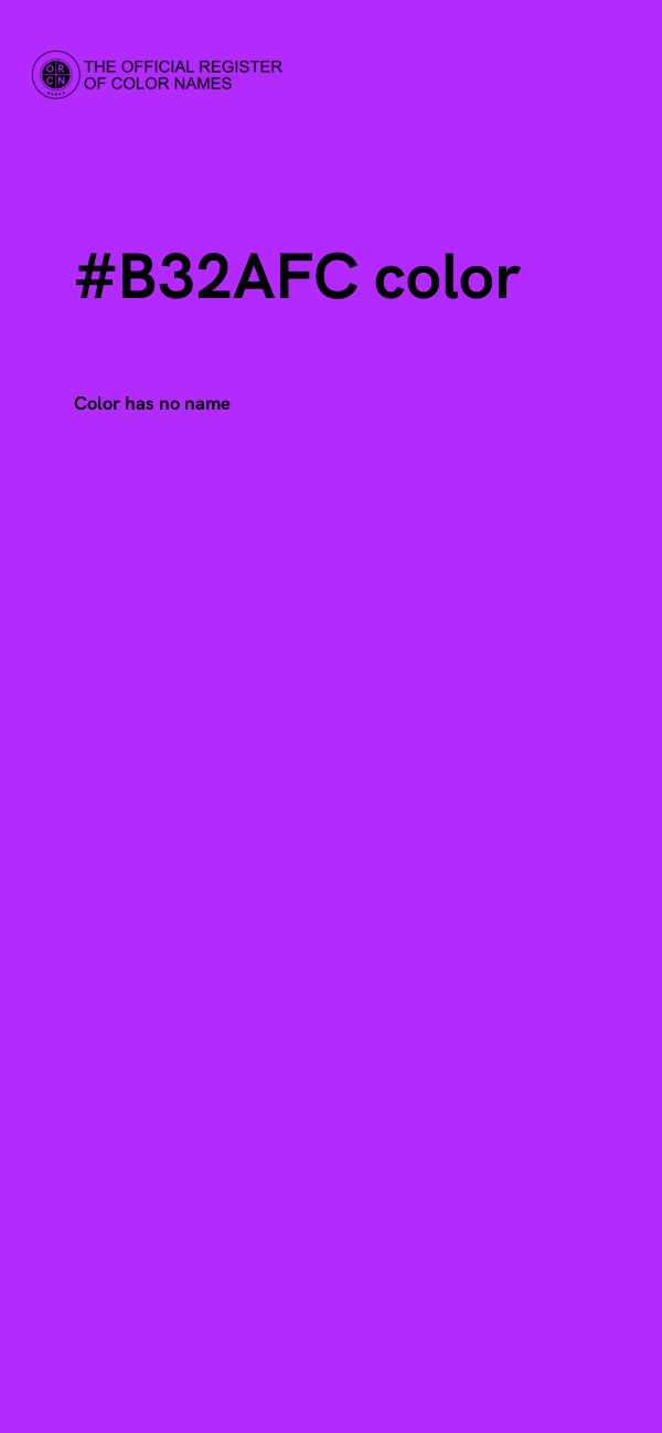 #B32AFC color image