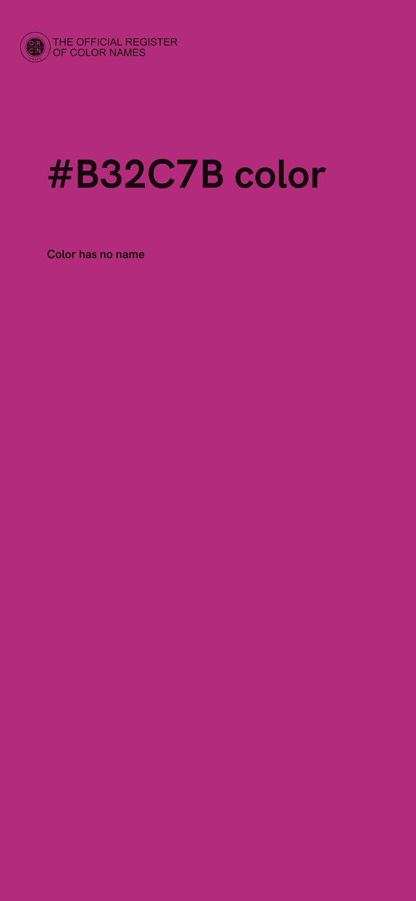 #B32C7B color image