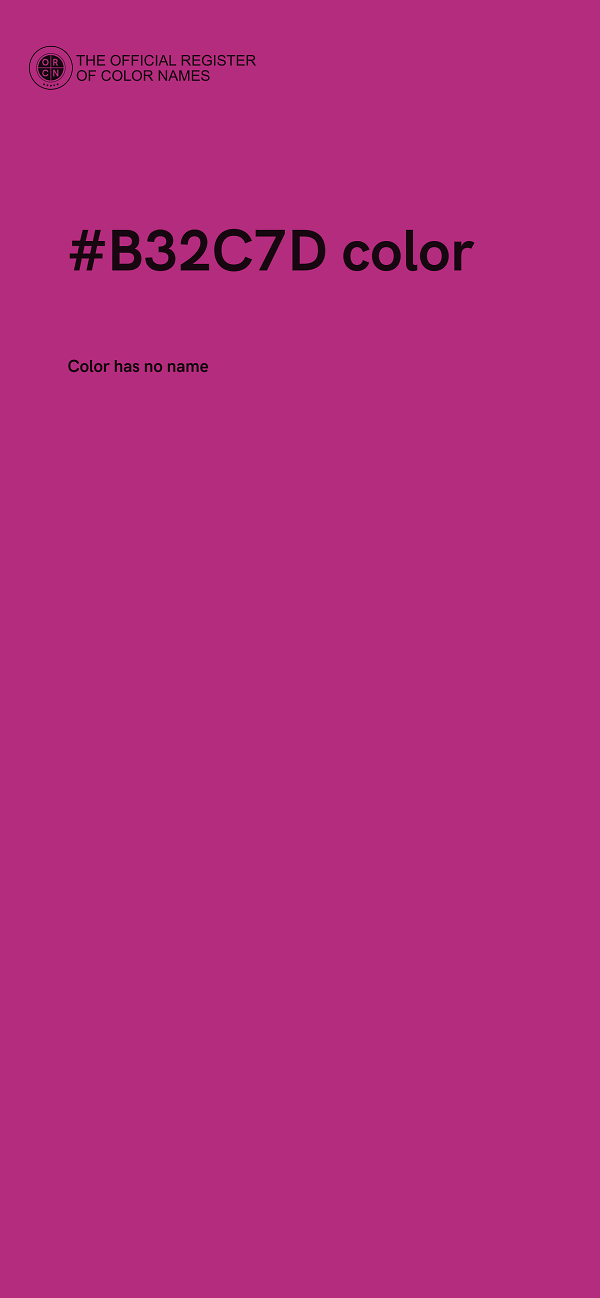#B32C7D color image