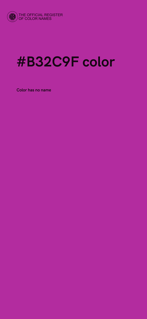 #B32C9F color image
