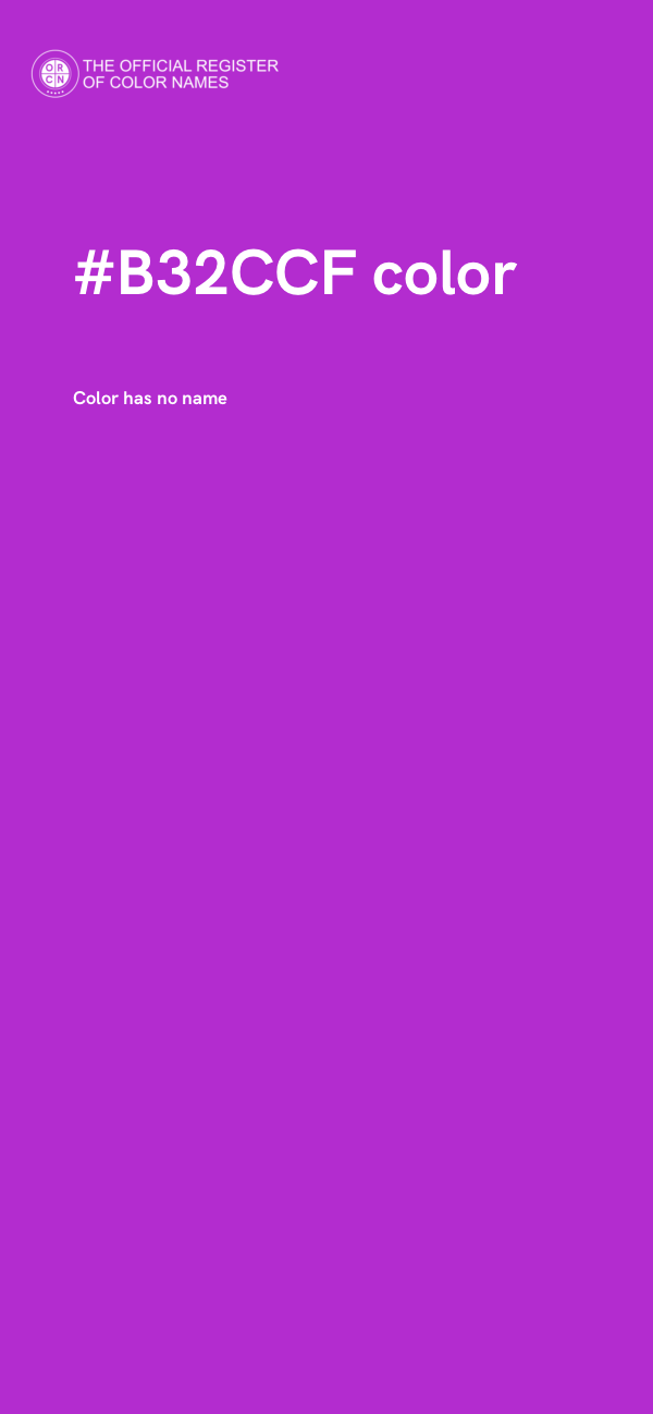 #B32CCF color image