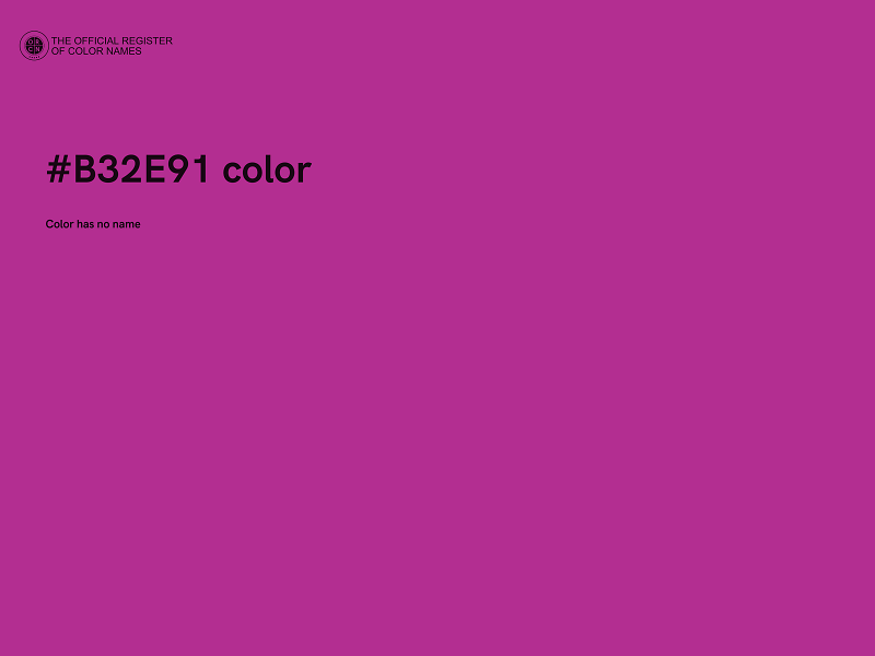 #B32E91 color image