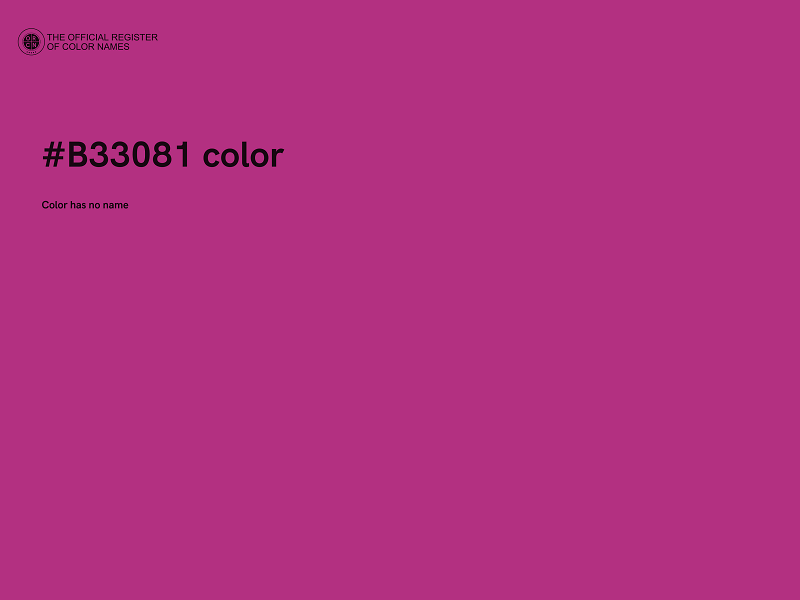 #B33081 color image