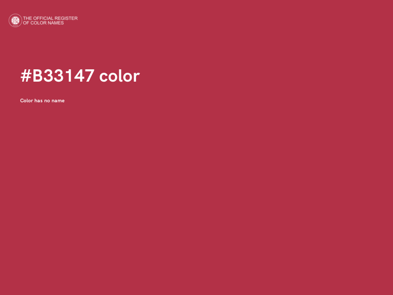 #B33147 color image