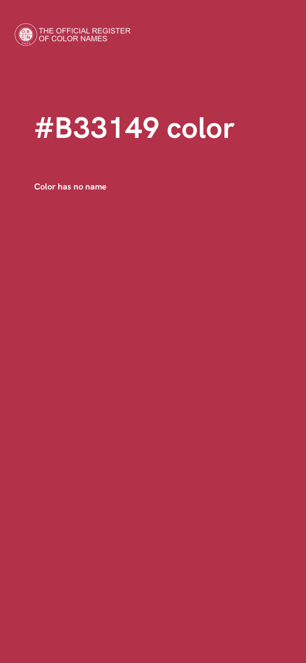 #B33149 color image