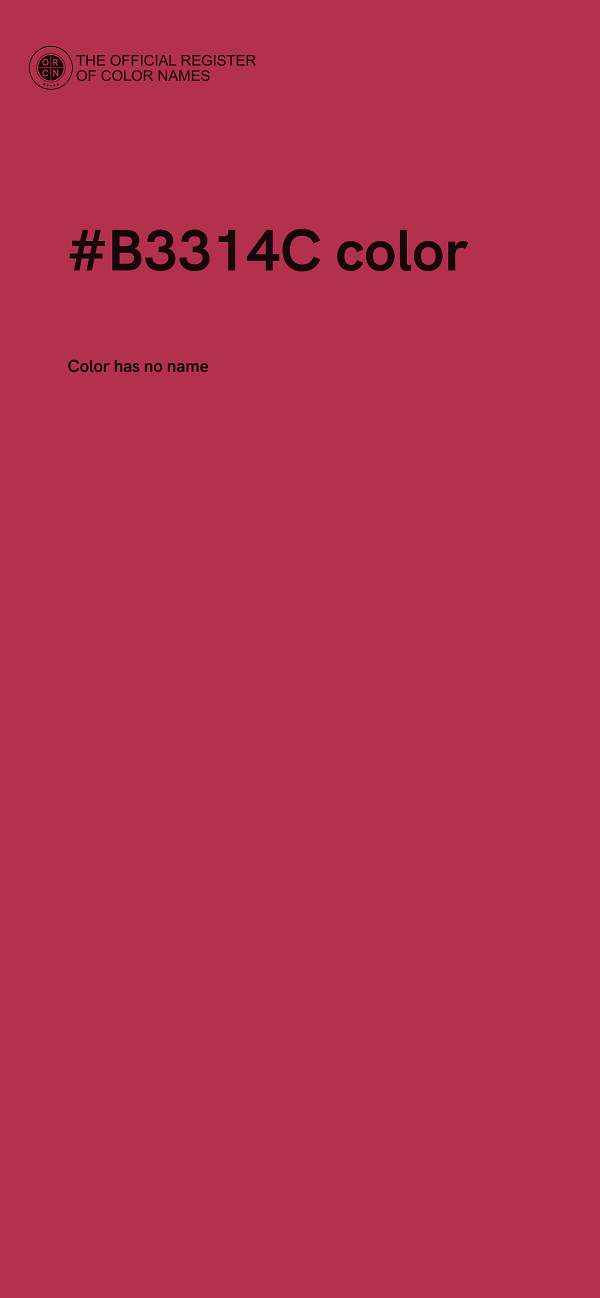 #B3314C color image