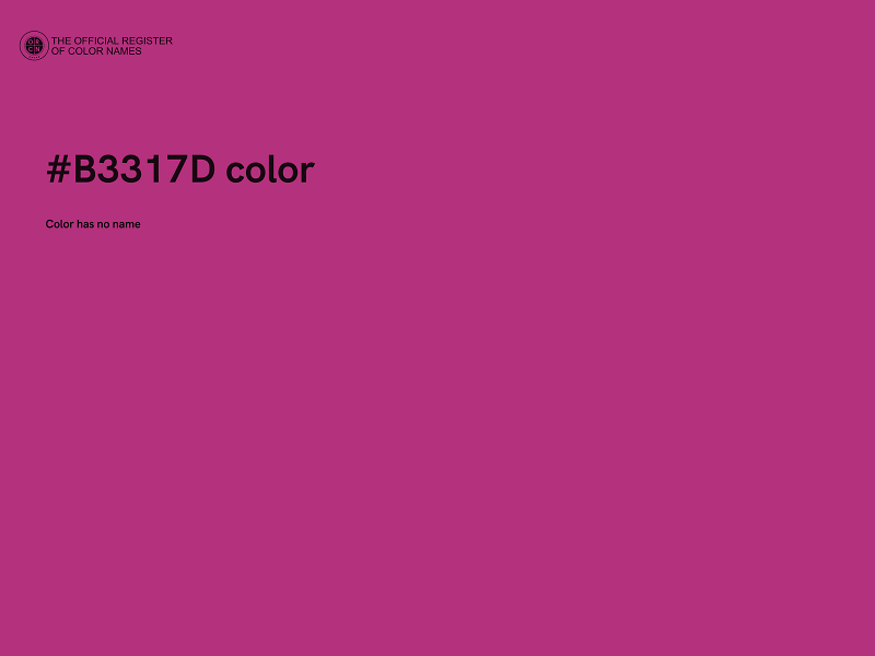 #B3317D color image