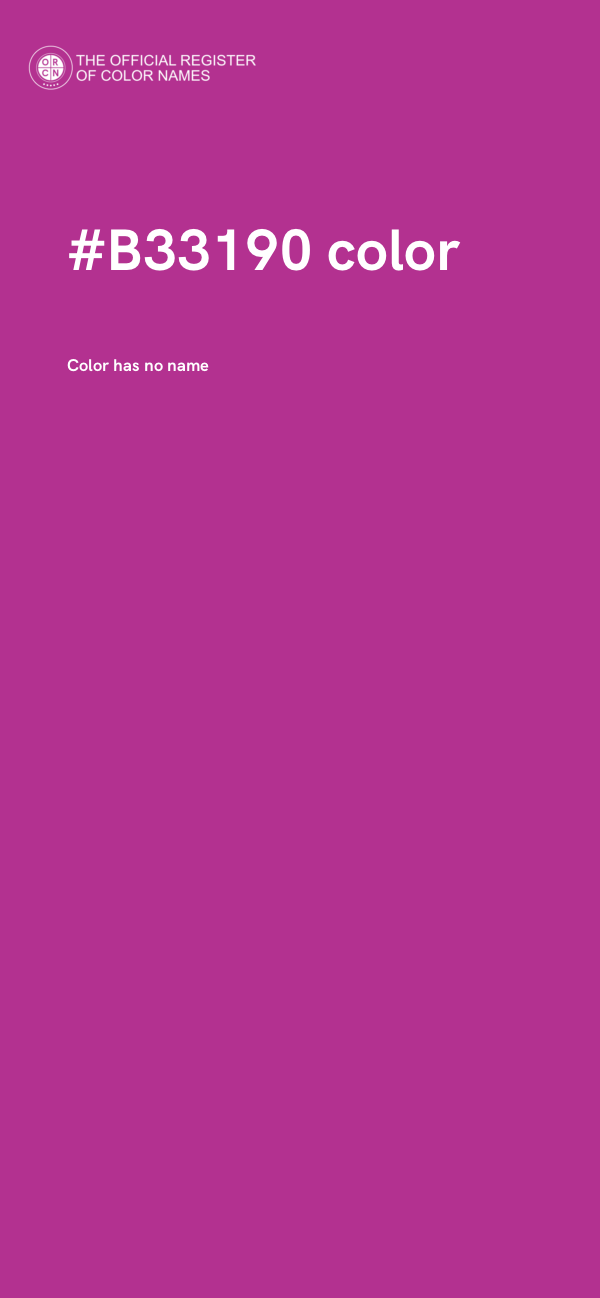 #B33190 color image