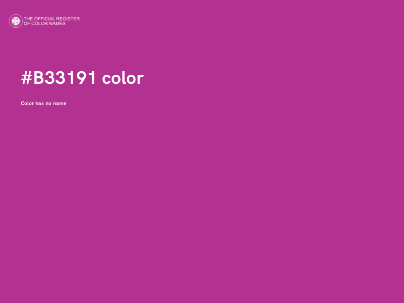 #B33191 color image