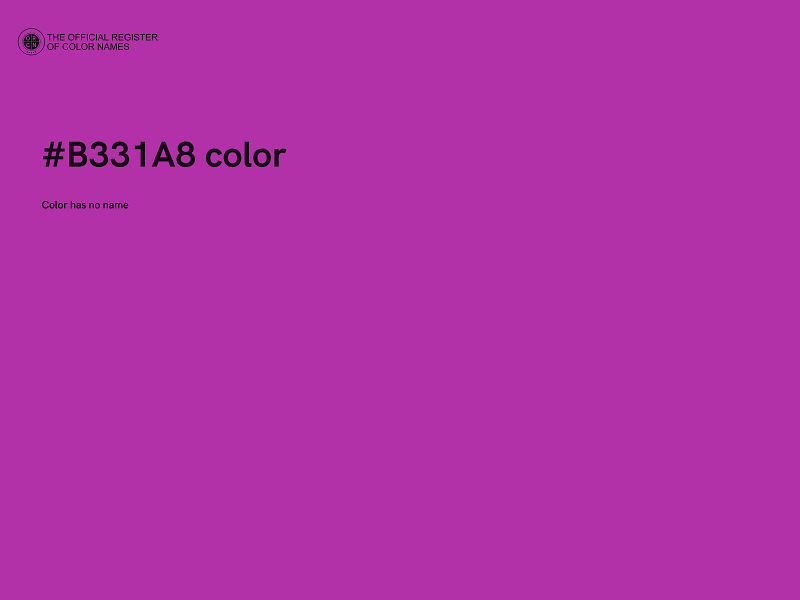 #B331A8 color image