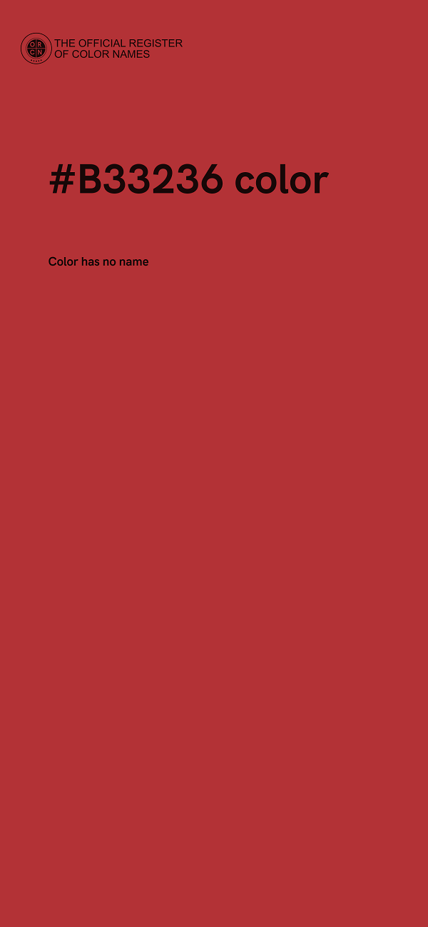 #B33236 color image