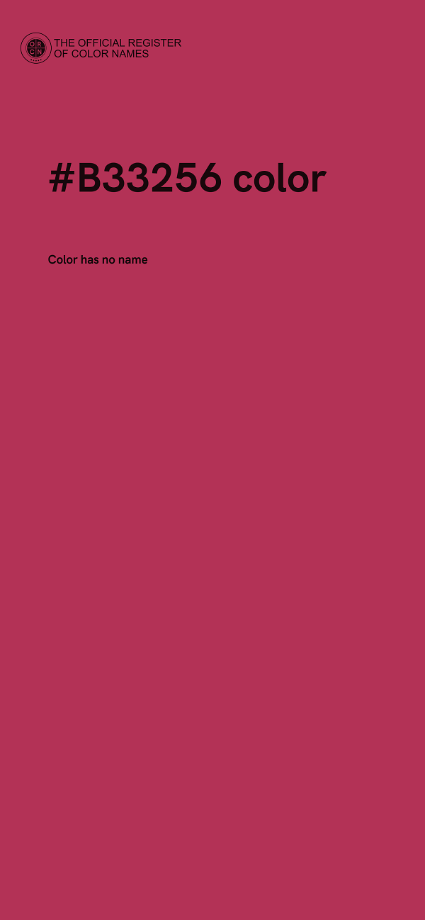 #B33256 color image
