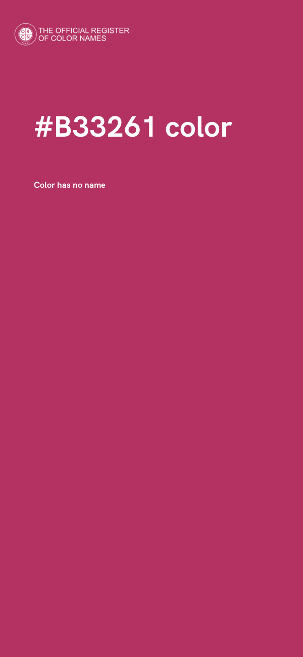 #B33261 color image