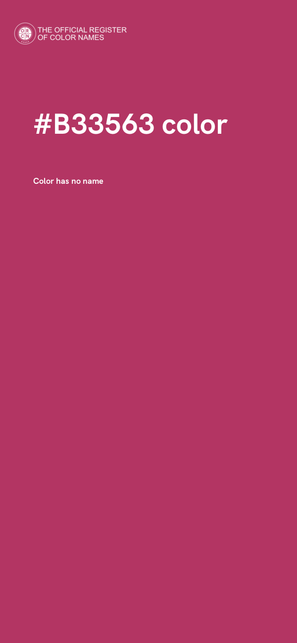 #B33563 color image