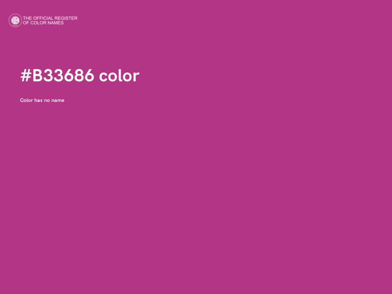 #B33686 color image