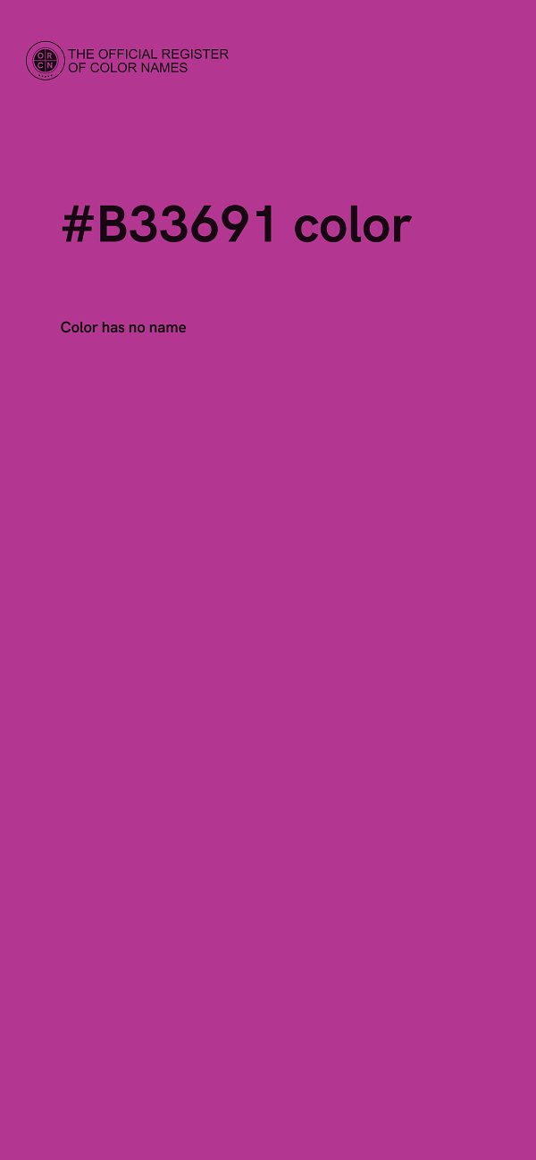 #B33691 color image