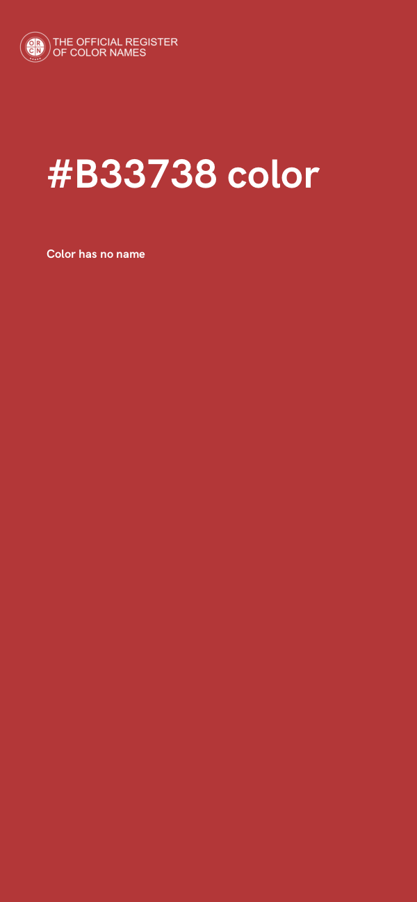 #B33738 color image