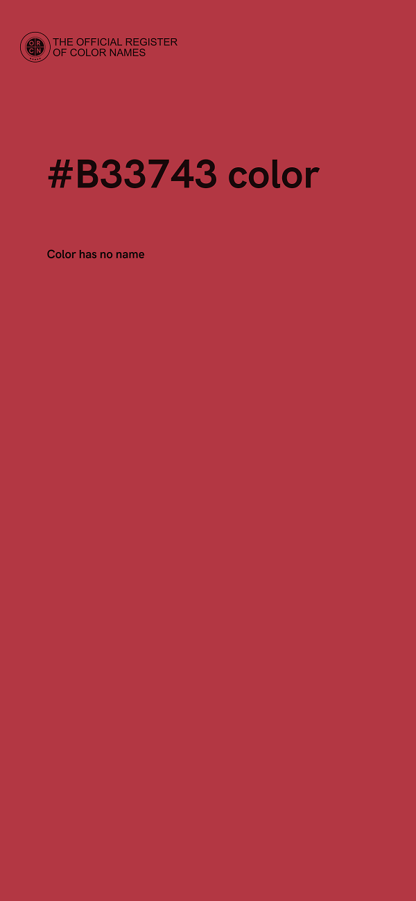 #B33743 color image