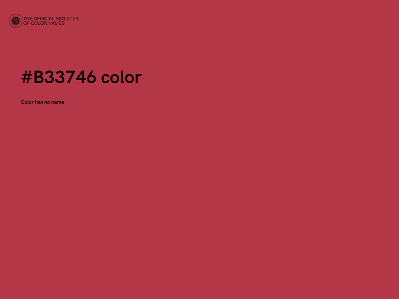 #B33746 color image