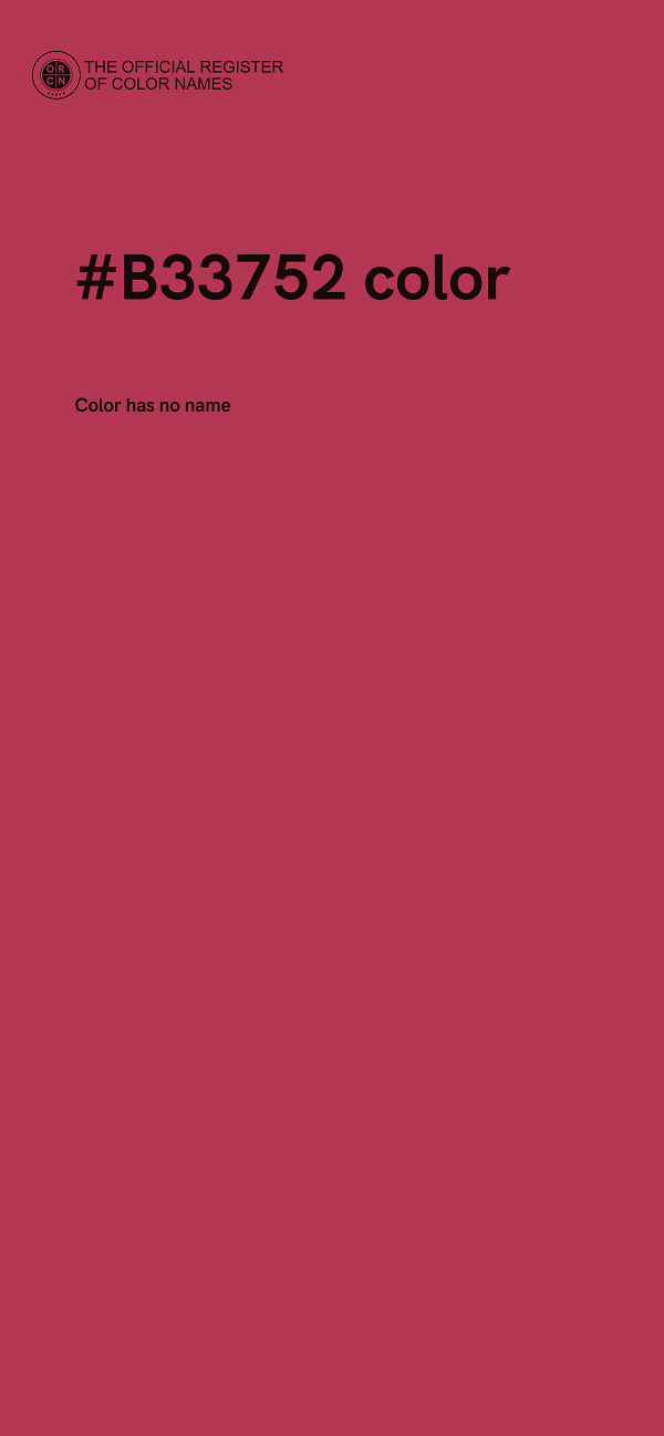 #B33752 color image