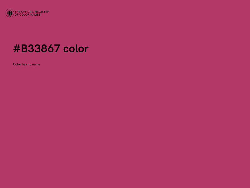 #B33867 color image