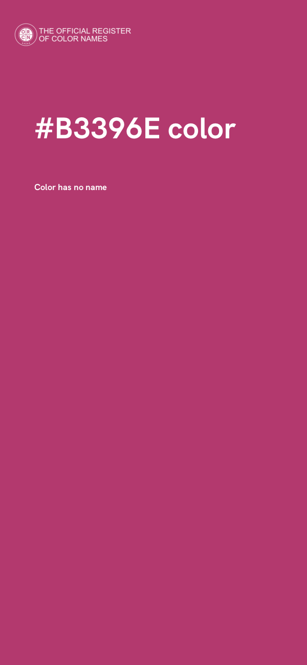 #B3396E color image