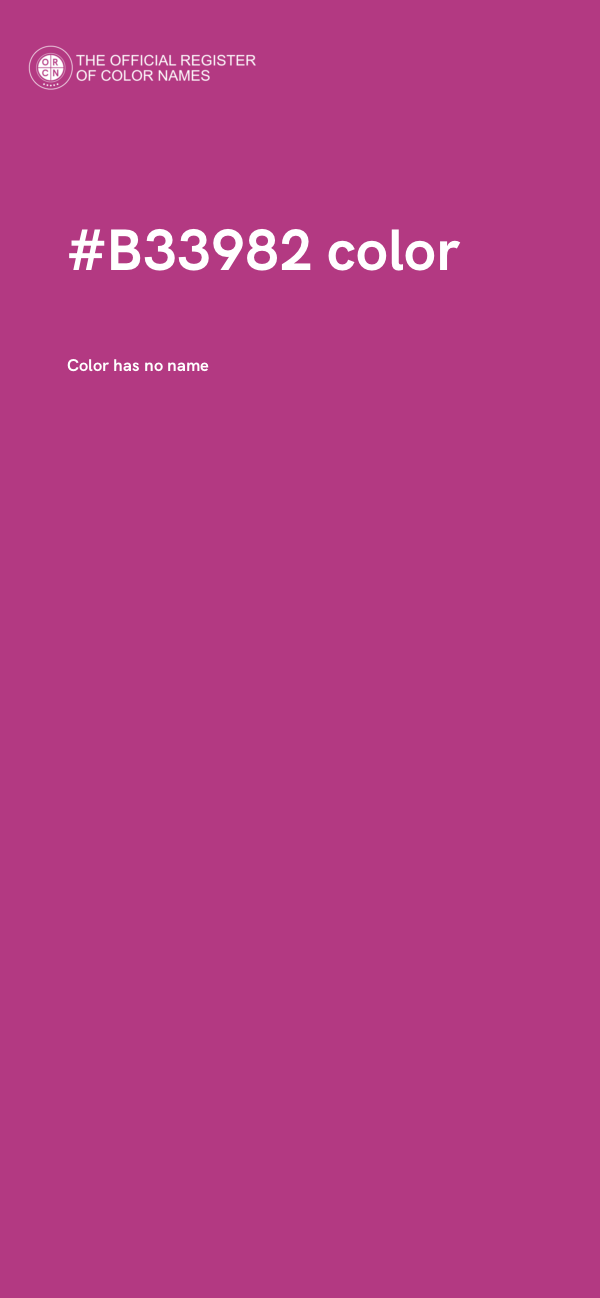 #B33982 color image