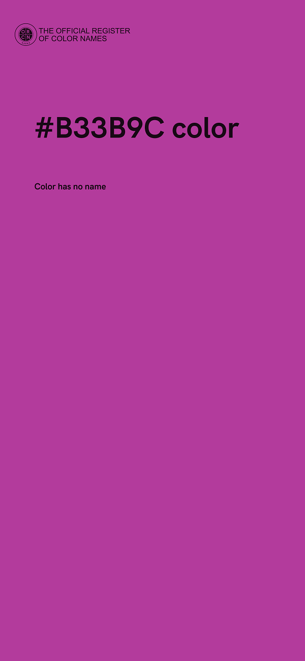 #B33B9C color image