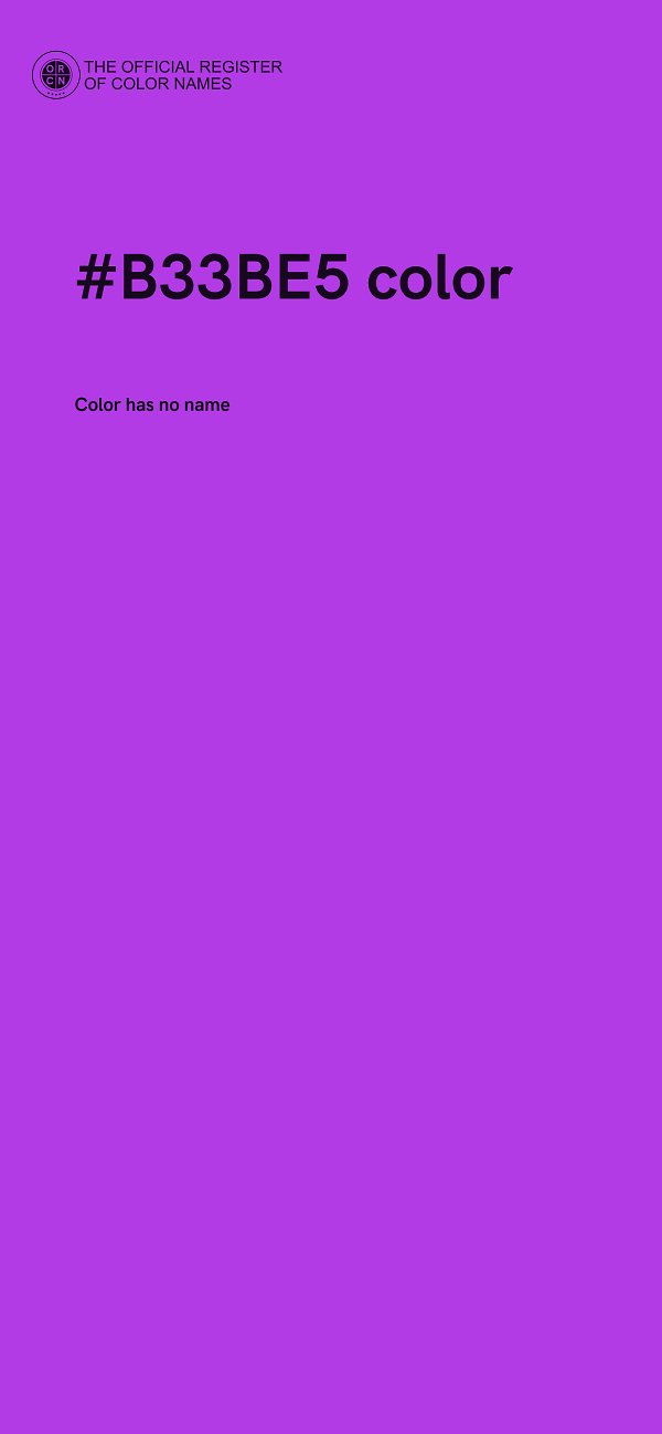 #B33BE5 color image