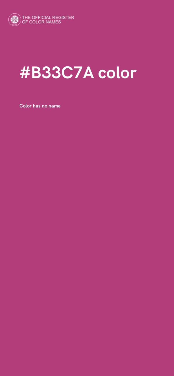 #B33C7A color image