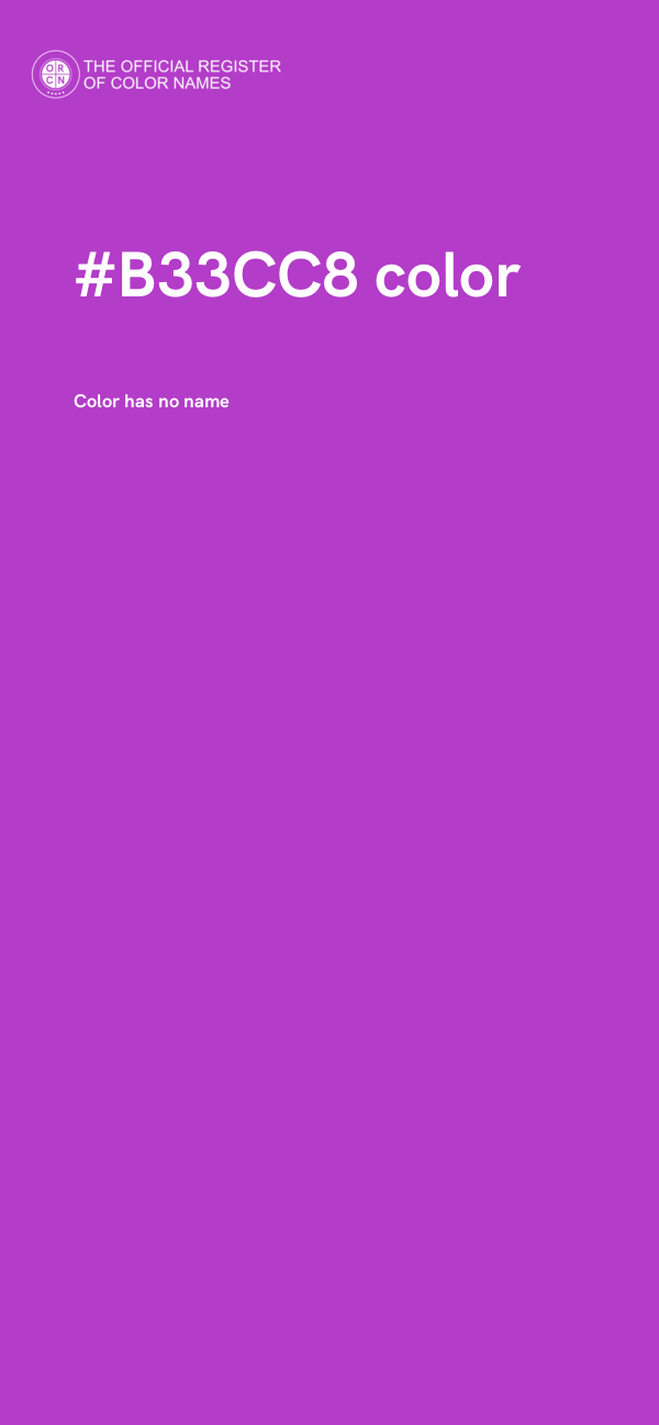 #B33CC8 color image