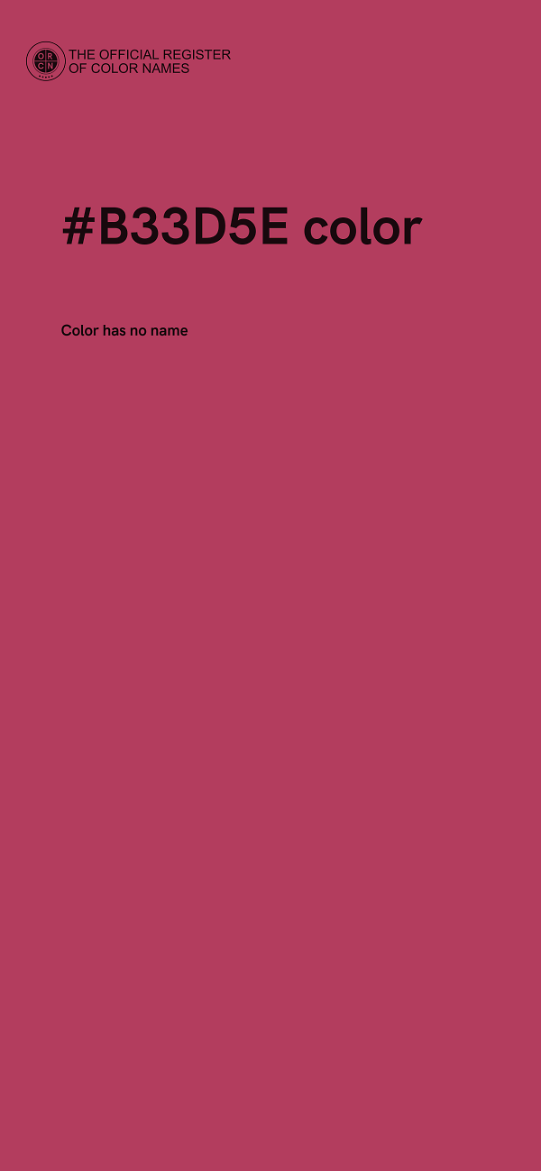 #B33D5E color image