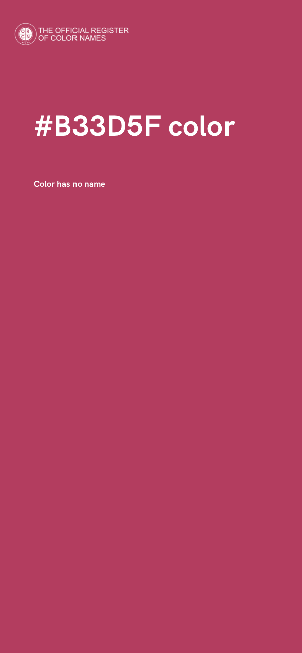 #B33D5F color image