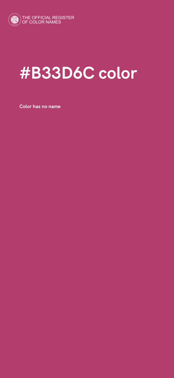 #B33D6C color image