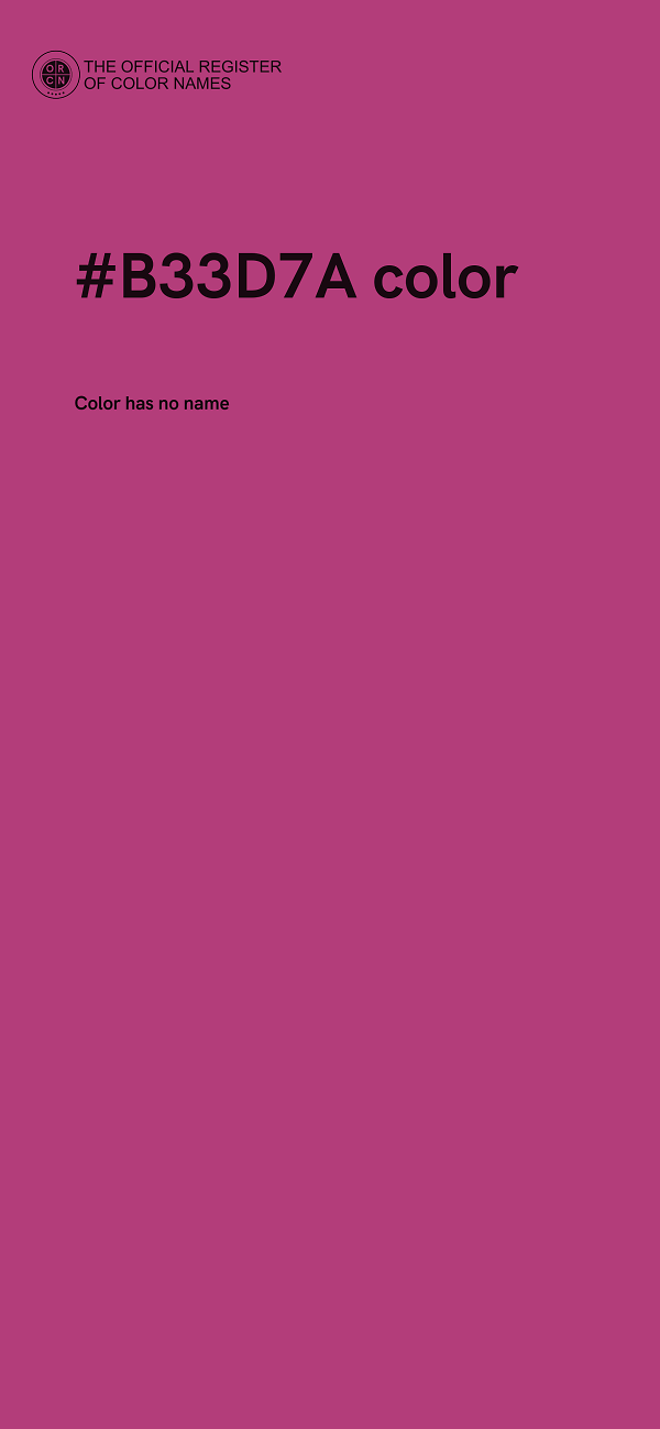 #B33D7A color image