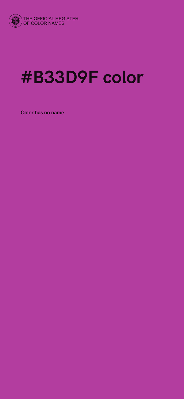 #B33D9F color image