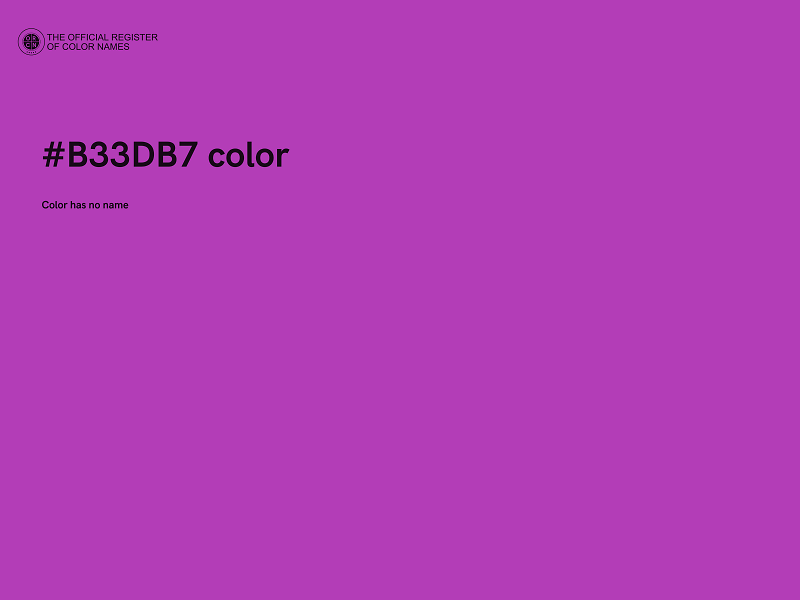 #B33DB7 color image