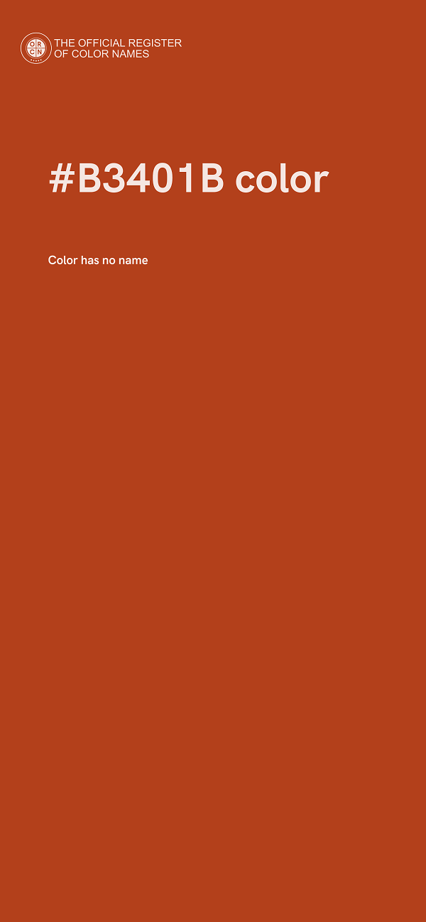 #B3401B color image