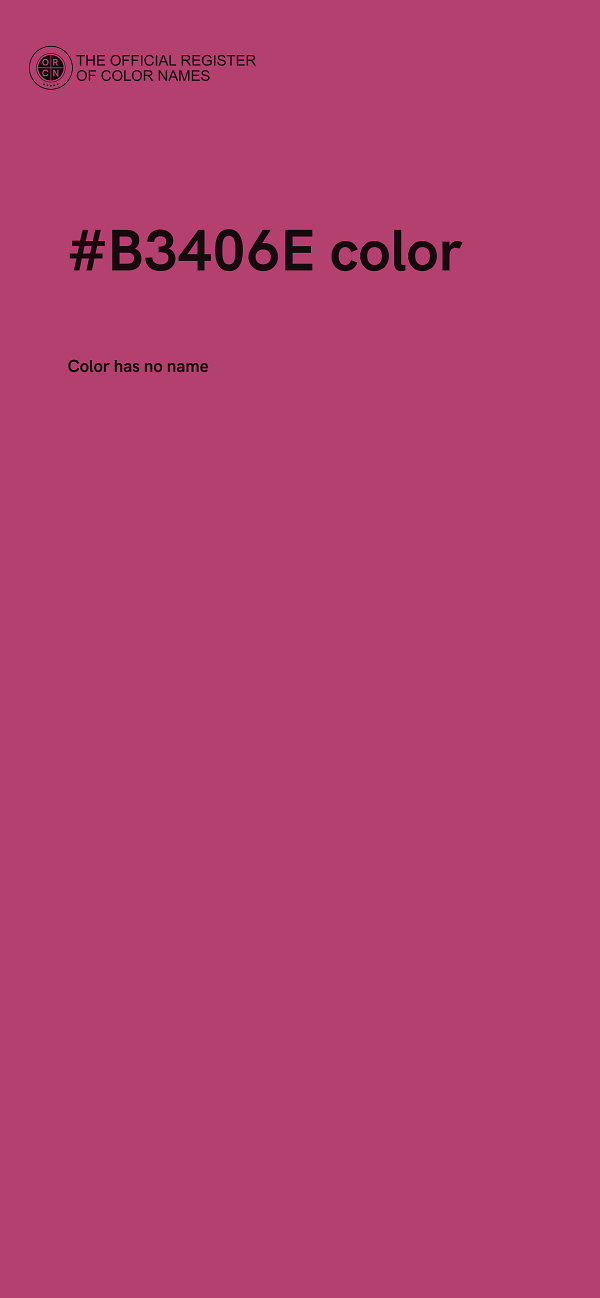 #B3406E color image
