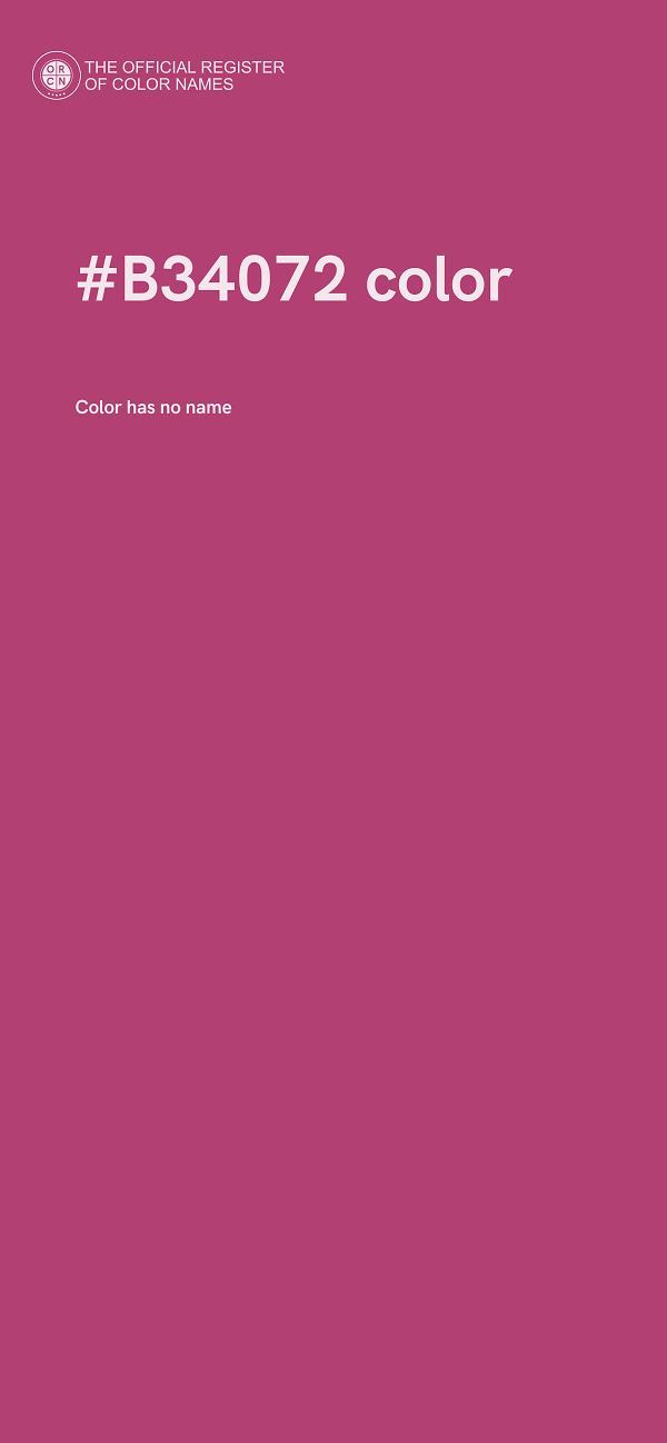 #B34072 color image