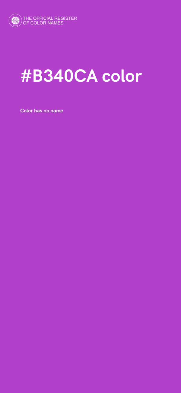 #B340CA color image
