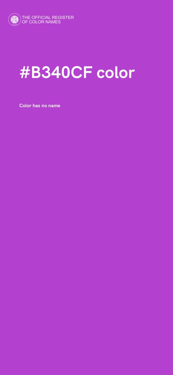 #B340CF color image
