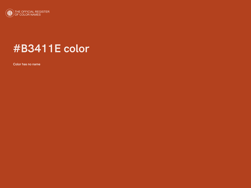 #B3411E color image